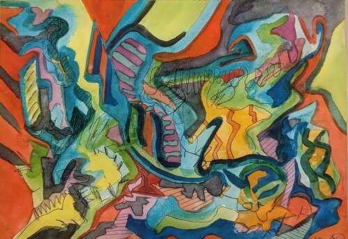 o.T. by Manuel Mohr, Painting for Sale on Singulart