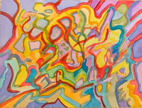 Colour fields by Manuel Mohr, Painting for Sale on Singulart