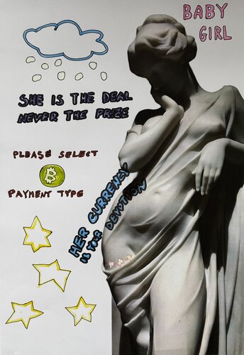 Babygirl by Holly Wood, Work on Paper for Sale on Singulart