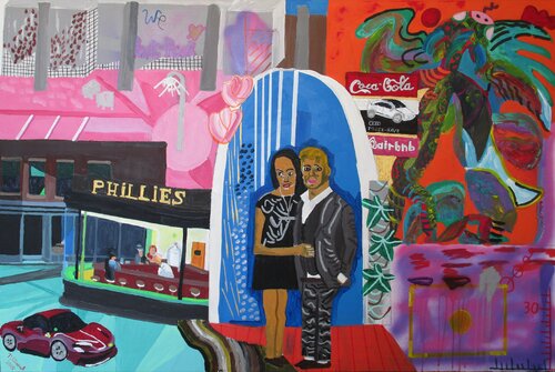 Brad Pitt & Angelina Jolie von Thomas Formule, Malerei kaufen auf Singulart