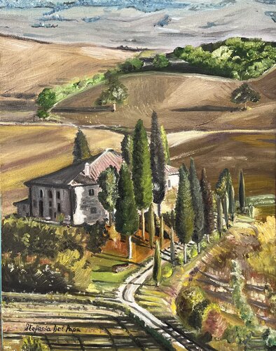Tuscan Hills von Stefania Del Papa, Malerei kaufen auf Singulart