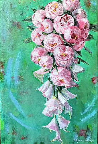 Floral Cascade van Stefania Del Papa, Schilderij te koop op Singulart