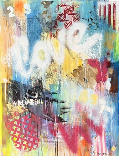 LOVE von Stefania Del Papa, Malerei kaufen auf Singulart