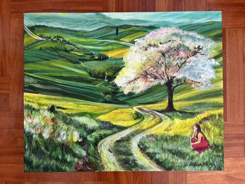 A Secret Garden by Stefania Del Papa, Painting for Sale on Singulart
