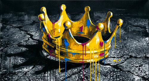 Die gefallene Krone - La Corona Caduta (Limited Edition) van David Immanuel Levi, Afdruk te koop op Singulart