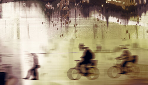 „colorful promenade “ di Olli Boehm, Altri media in vendita su Singulart