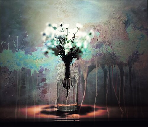 „Flowers in Grappa“ di Olli Boehm, Altri media in vendita su Singulart