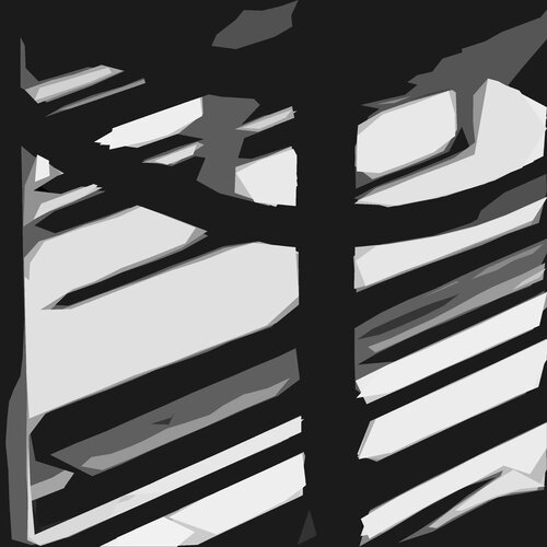 Shadow-graphic 01 01/10 von Olli Boehm, Druck kaufen auf Singulart