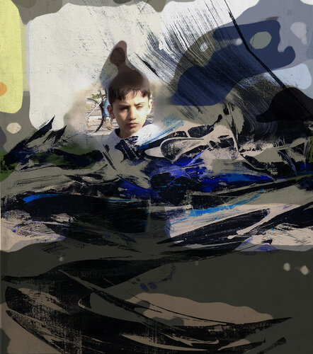 Boy on street de Olli Boehm, Otros medios a la venta en Singulart