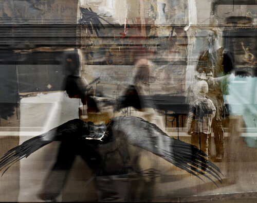 station still move overpainted von Olli Boehm, Andere Medien kaufen auf Singulart