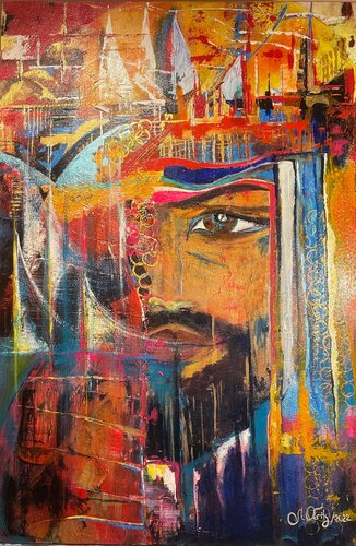 The King di Olga Moritz, Pittura in vendita su Singulart