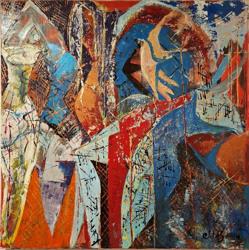 Tango di Olga Moritz, Pittura in vendita su Singulart