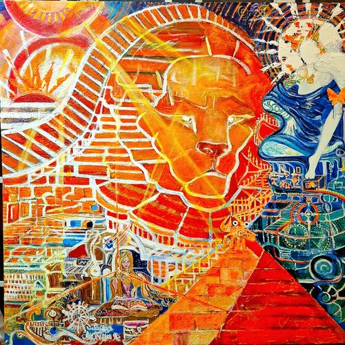 Babylon von Olga Moritz, Malerei kaufen auf Singulart