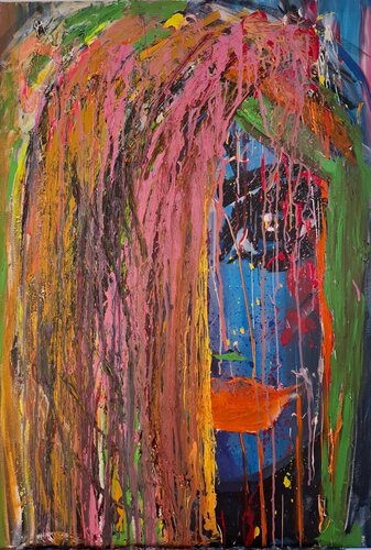 into the blue di Olga Moritz, Pittura in vendita su Singulart