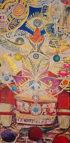 "Around the world" di Olga Moritz, Pittura in vendita su Singulart