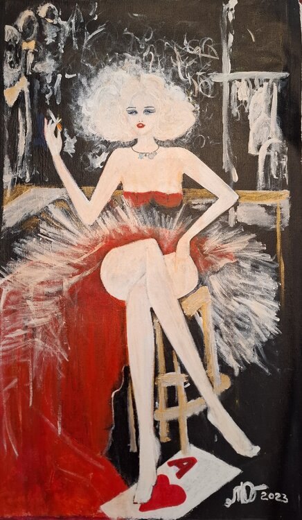 Red poker Olga Moritz