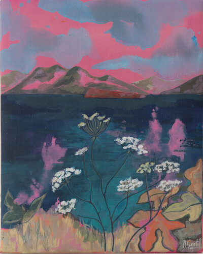 Egine au printemps par Bertille Gentil, Peinture en vente sur Singulart