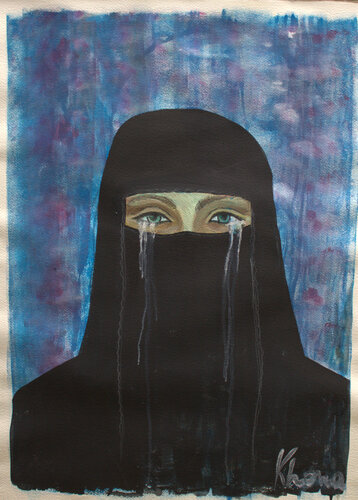 Lacrime di donna 3 by katia cona vitello, Work on Paper for Sale on Singulart