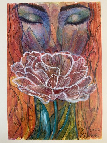 Profumo di vita van katia cona vitello, Werk op papier te koop op Singulart