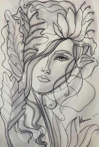 Sbocciare von katia cona vitello, Zeichnungen kaufen auf Singulart