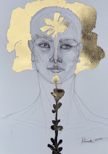 Ancestrale par katia cona vitello, Œuvre sur papier en vente sur Singulart