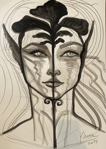 Iris von katia cona vitello, Zeichnungen kaufen auf Singulart