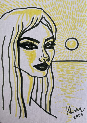 I segreti del sole van katia cona vitello, Werk op papier te koop op Singulart