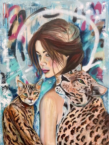 The alchemy of tame & wild (Die Alchemie aus zahm & wild) by Sonja Neuroth, Painting for Sale on Singulart