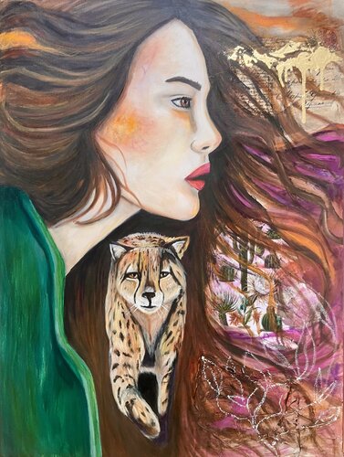 The adventuress | Alchemy archetype 2 (Die Abenteurerin | Alchemie Archetyp 2) von Sonja Neuroth, Malerei kaufen auf Singulart