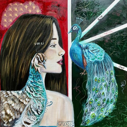 The alchemy of female & male von Sonja Neuroth, Malerei kaufen auf Singulart