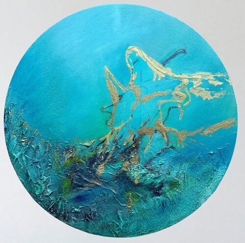 Dance in the moss (Tanz im Moos) von Sonja Neuroth, Malerei kaufen auf Singulart