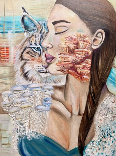 Shift in connection (Verbindung - Shift) par Sonja Neuroth, Peinture en vente sur Singulart