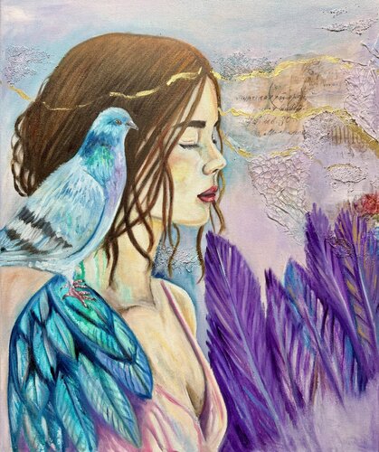 Peace with myself - Shift (Frieden mit mir selbst - Shift) par Sonja Neuroth, Peinture en vente sur Singulart