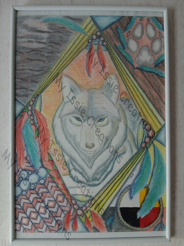 Le Loup von isabelle DEDIEU, Zeichnungen kaufen auf Singulart