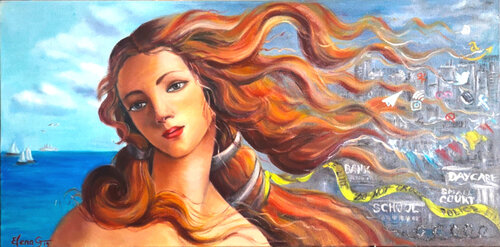 The Life of Venus in XXI. van Elena Gaevskaya, Schilderij te koop op Singulart