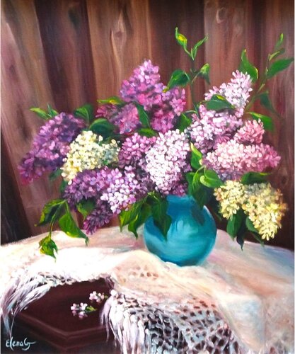 Fragrant May. van Elena Gaevskaya, Schilderij te koop op Singulart