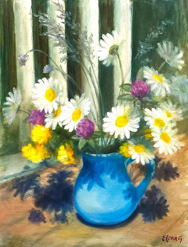 Noon of June. van Elena Gaevskaya, Schilderij te koop op Singulart
