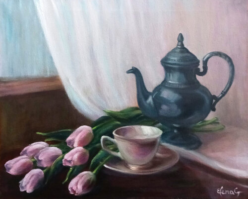 Romantic Morning von Elena Gaevskaya, Malerei kaufen auf Singulart