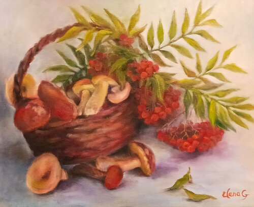 Autumn Vibes. di Elena Gaevskaya, Pittura in vendita su Singulart