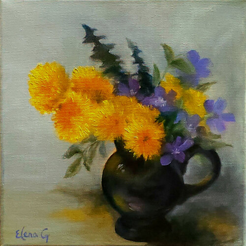 The Beauty Weeds. by Elena Gaevskaya, Painting for Sale on Singulart