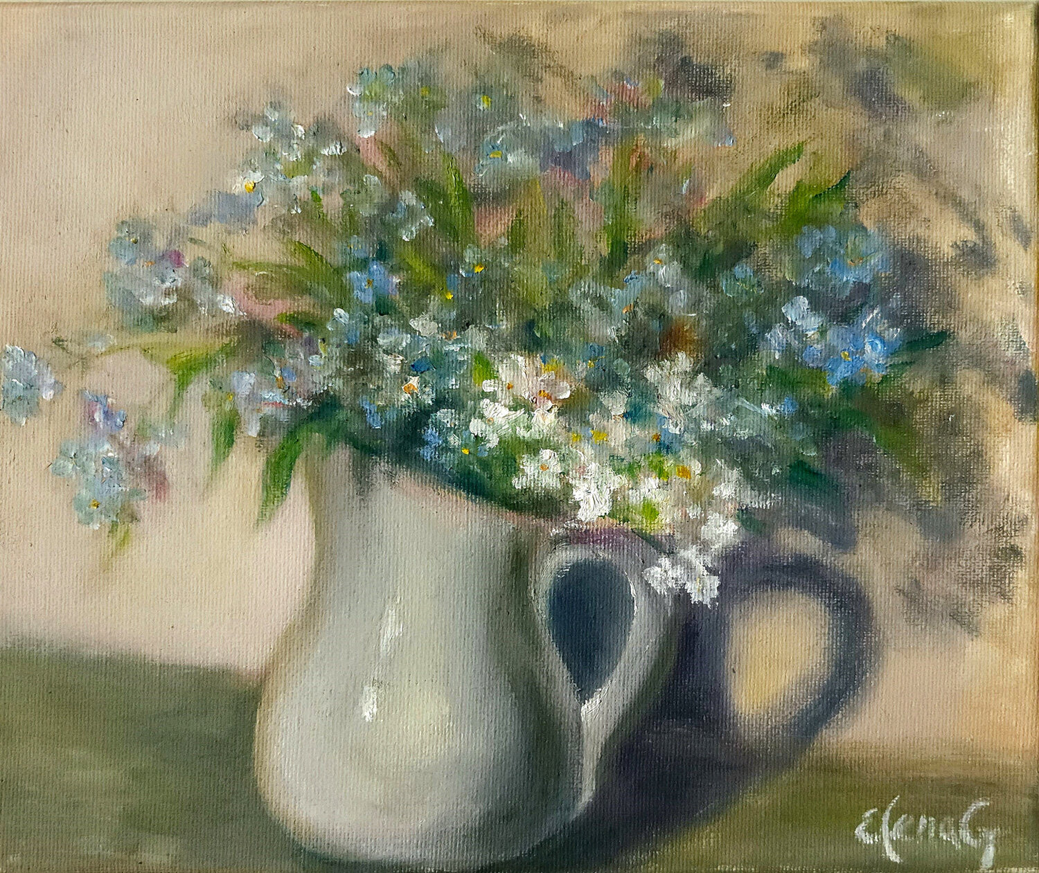 Smile of the Day Elena Gaevskaya Originalgemälde zu verkaufen
