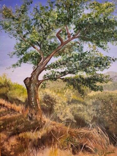 Arbre en Aubrac von Frédérique Picaud, Malerei kaufen auf Singulart