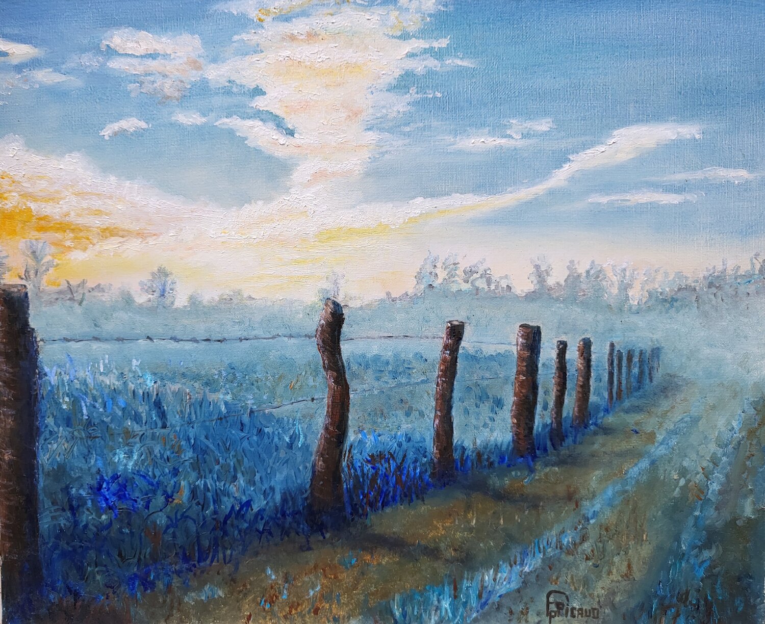 Aube d'un chemin Frédérique Picaud