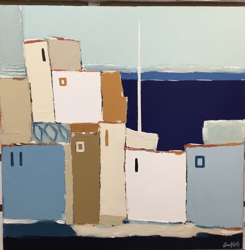 Méditerranée 3 van Daniele Canellas, Schilderij te koop op Singulart