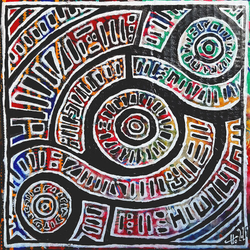 Eas  (en maori : facile) de Claude CHAUTARD, Pintura a la venta en Singulart