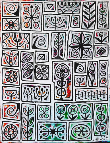 Dzong (en tibétain : forteresse ou monastère  typiques du Bhoutan) van Claude CHAUTARD, Schilderij te koop op Singulart