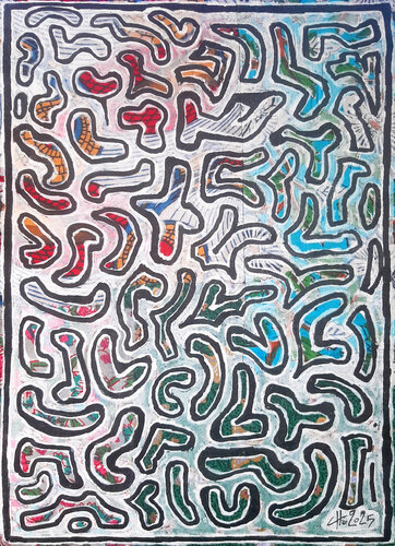 D'ta (en créole haïtien : "de toi" ou "de ta part") van Claude CHAUTARD, Schilderij te koop op Singulart