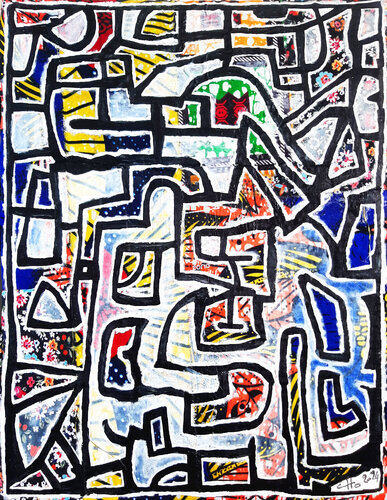 Dkhar (en khasis : tous les non-khasis) van Claude CHAUTARD, Schilderij te koop op Singulart
