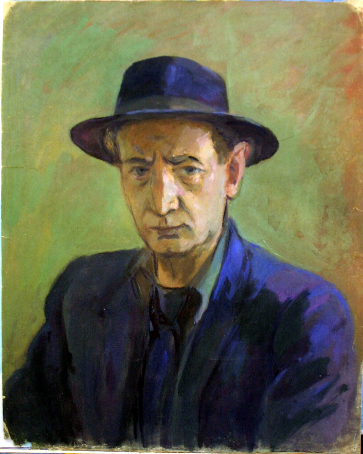 Portrait Meir Axelrod Opera su carta in vendita