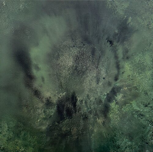 Universe, Earth, Humanity (Oil Sketch) von Yiting Liu, Malerei kaufen auf Singulart